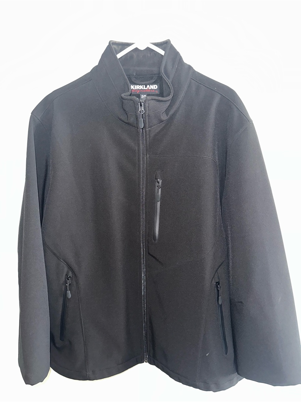 Kirkland Signature Men's Black Softshell Performance Jacket